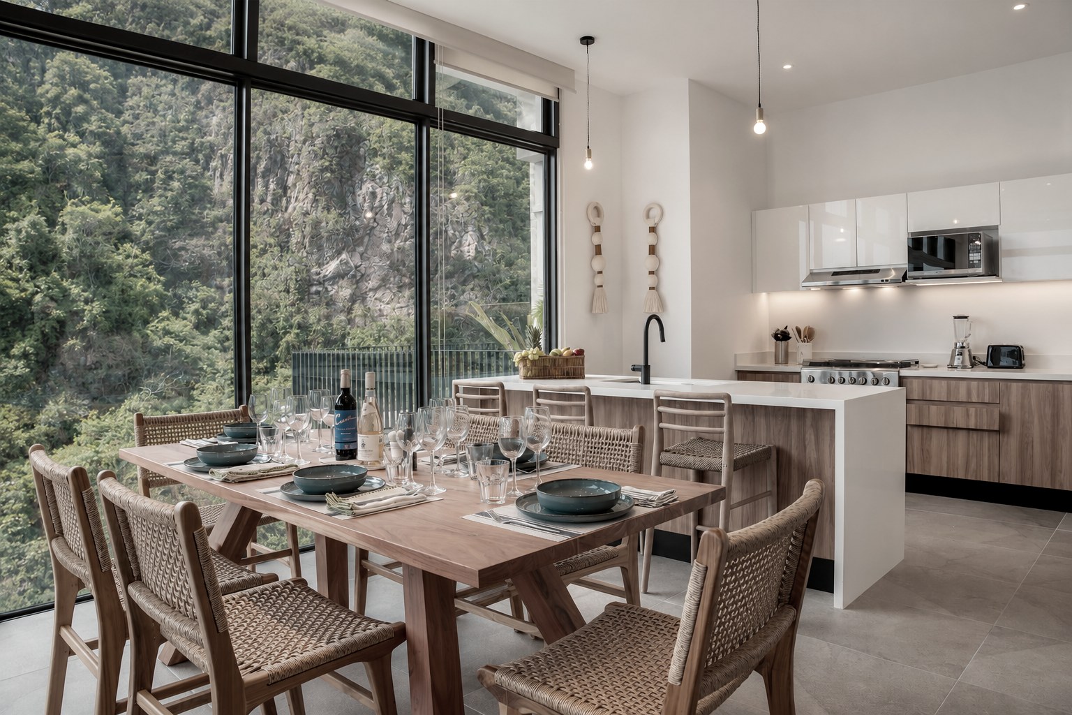 Cocina y comedor, Oasis Puerto Vallarta
